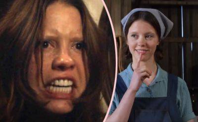 Mia Goth Sued! Allegedly KICKED & Taunted Extra On Horror Sequel Set! - perezhilton.com