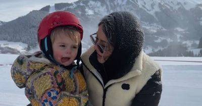 Made in Chelsea's Louise Thompson dotes on son Leo as he learns how to ski - www.ok.co.uk - France - Mexico - Chelsea