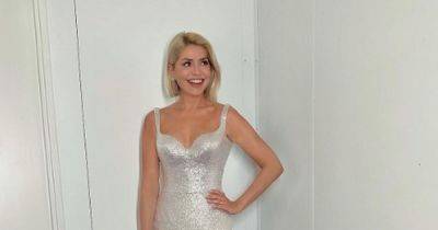 We’ve found the perfect £120 alternative to Holly Willoughby’s Dancing on Ice white sequin gown - www.ok.co.uk