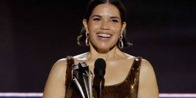 America Ferrera Delivers Powerful Speech After Winning #SeeHer Award at Critics Choice Awards 2024 - www.justjared.com - USA - Santa Monica - Honduras