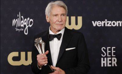 Harrison Ford Chokes Up Accepting Critics Choice Career Achievement Award: ‘I Feel Enormously Lucky’ - variety.com - USA - Indiana - county Harrison - county Ford