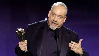 Paul Giamatti Jokes About “Going Viral” For Eating In-N-Out In Acceptance Speech At Critics Choice Awards - deadline.com - USA