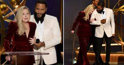 Christina Applegate in tears after Emmys standing ovation as she battles health condition - www.ok.co.uk - Los Angeles