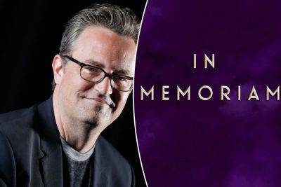 Matthew Perry honored at Emmys with emotional ‘Friends’ theme song during in memoriam - nypost.com - Los Angeles - county Rush