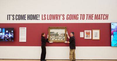 LS Lowry's iconic match day painting to go on tour of North West - www.manchestereveningnews.co.uk - Centre - city Manchester, county Centre