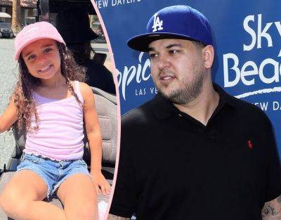 Rob Kardashian Shares Rare Daddy-Daughter Post Of 7-Year-Old Dream On Instagram! Look! - perezhilton.com