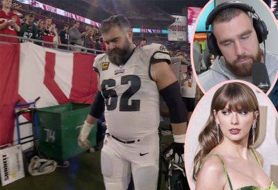 Taylor Swift Fans Lose It Mourning Jason Kelce's NFL Retirement! - perezhilton.com - Philadelphia, county Eagle - county Eagle