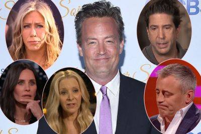 Emmys 2024: The Sad Reason The Friends Cast Didn't Host The Matthew Perry Tribute - perezhilton.com
