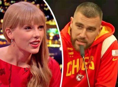 Taylor Swift & Travis Kelce Still 'Really Happy' Despite Fight Rumors -- BUT They're Not Outta The Woods Yet?! - perezhilton.com - county Travis