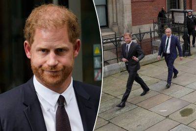 Prince Harry drops libel claim against UK paper hours before set to hand over documents to the court - nypost.com - Britain - California