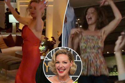 Katherine Heigl re-creates her famous ‘27 Dresses’ dance to Elton John’s ‘Bennie and the Jets’ - nypost.com