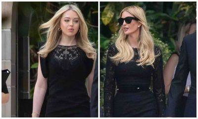 Ivanka and Tiffany Trump show support for their stepmom Melania during funeral service - us.hola.com - Florida - county Palm Beach