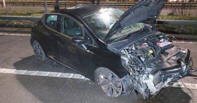 Alleged drink driver wrecked car in Glasgow M8 crash then 'fled scene wearing one shoe' - www.dailyrecord.co.uk - Scotland