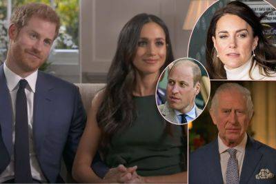 Prince Harry & Meghan Markle Sent Their ‘Best Wishes’ To Princess Catherine & King Charles Amid Health Issues! - perezhilton.com