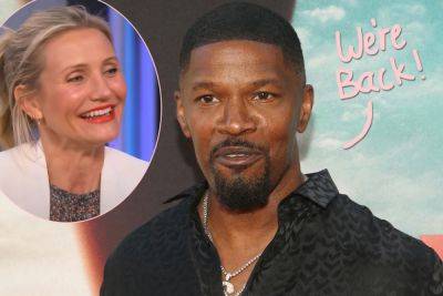 Jamie Foxx Spotted On Back In Action Set Alongside Cameron Diaz For The First Time Since Health Scare! - perezhilton.com