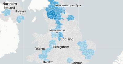 DWP Cold Weather Payment postcode checker - map shows where households are due £25, £50 or £75 boost - www.manchestereveningnews.co.uk - Britain - county Kent - county Sussex - county Suffolk - county Carlisle