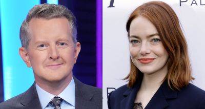 Ken Jennings Reacts to Emma Stone's Desires to Compete on 'Jeopardy!' - www.justjared.com