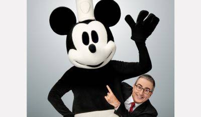 Jon Oliver Trolls Disney With Steamboat Willie Promo: ‘What Are They Gonna Do, Sue?’ - variety.com