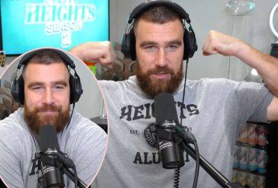 Travis Kelce Gets Embarrassed Over 'Disgusting' 'Leaky Pits' During Podcast - perezhilton.com - Kansas City