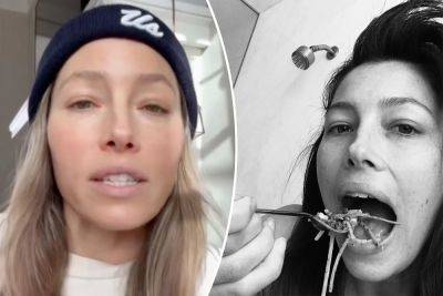 Jessica Biel shares her tricks for eating in the shower: It’s ‘deeply satisfying’ - nypost.com