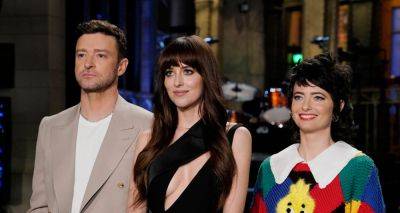 Justin Timberlake Threatens 'Sesame Street' Character In 'SNL' Promo with Dakota Johnson & Sarah Sherman - Watch Now! - www.justjared.com