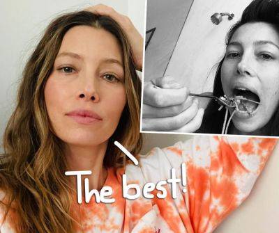 Jessica Biel Absolutely RAVES About… Eating In The Shower?! - perezhilton.com