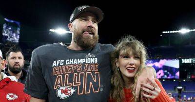 Taylor Swift packs on PDA with boyfriend Travis Kelce as she whispers in his ear - www.ok.co.uk - New York - state Maryland - county Travis - Kansas City - city Baltimore