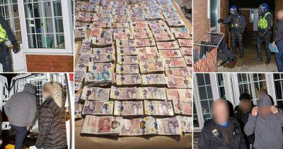 Police smash international crime gang and find £500,000 in dawn raids as eight arrested - www.manchestereveningnews.co.uk - Britain - USA - county Cheshire