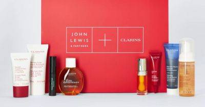 The John Lewis X Clarins set saves you £60 on best sellers like the viral Lip Comfort Oil - www.ok.co.uk