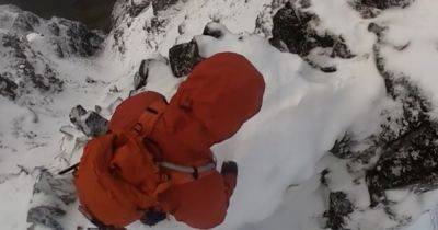 Brave Scottish climber shares 'terrifying' footage atop narrow Glen Coe ridge - www.dailyrecord.co.uk - Britain - Scotland