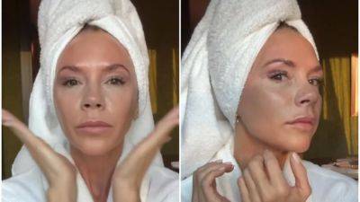 Victoria Beckham Wore ‘No Makeup’ to Show Off Her 2-Step Morning Skin-Care Routine - www.glamour.com - New York