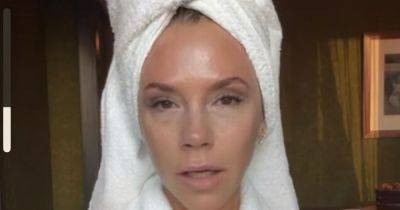 Victoria Beckham looks stunning as she goes makeup-free to discuss 'beautiful radiance' - www.ok.co.uk - New York