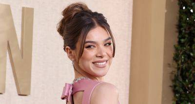Hailee Steinfeld is a Beauty in Pink at Golden Globes 2024 - www.justjared.com - Beverly Hills