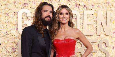 Heidi Klum & Tom Kaulitz Couple Up for Golden Globes 2024 - www.justjared.com - Beverly Hills