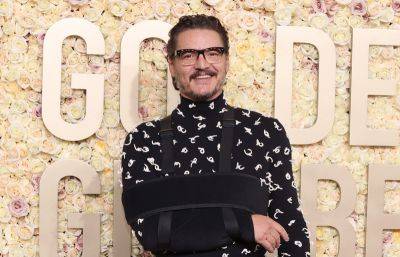 What Happened to Pedro Pascal's Arm? 'Last of Us' Actor Wears Sling to Golden Globes 2024 - www.justjared.com - Beverly Hills