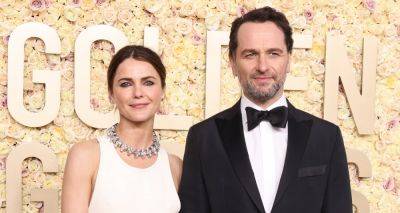 Keri Russell Gets Support from Husband Matthew Rhys at Golden Globes 2024 - www.justjared.com - Beverly Hills