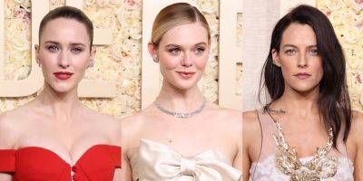 Nominees Rachel Brosnahan, Elle Fanning & Riley Keough Hit the Red Carpet at Golden Globes 2024 - www.justjared.com - Beverly Hills