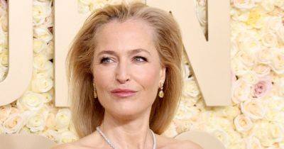 Gillian Anderson, 55, goes viral as she looks sensational in gown featuring vaginas for Golden Globes - www.ok.co.uk - Los Angeles - Ireland