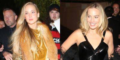 Jennifer Lawrence & Margot Robbie Change Up Their Looks for Golden Globes 2024 After Party - www.justjared.com - Los Angeles