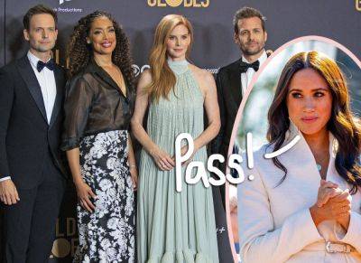 Meghan Markle WAS Invited To Golden Globes For Suits Reunion -- But She Turned It Down! - perezhilton.com
