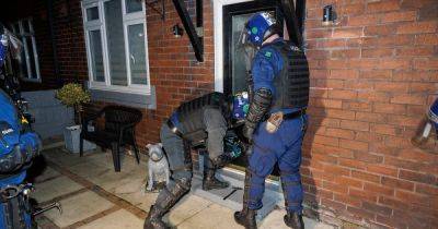 Three arrests as cops tackle 'drug line exploiting young teenagers' in dawn raids - www.manchestereveningnews.co.uk - Manchester