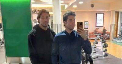 TOWIE favourites Lockie and Arg band together at gym to stay in shape - www.ok.co.uk