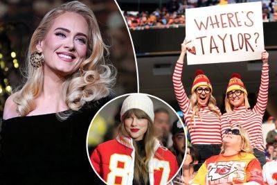 Adele slams NFL fans who hate Taylor Swift coverage: ‘Get a f—king life!’ - nypost.com - Las Vegas - Tokyo - San Francisco - Kansas City - city San Francisco