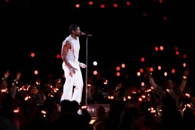 Usher Fizzles In Super Bowl Halftime Show Despite Alicia Keys & Guest Stars Galore – Review - deadline.com - Las Vegas - Taylor - county Swift - city Sin