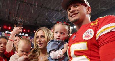 Patrick Mahomes Celebrates Super Bowl Win With Wife Brittany Mahomes & Their 2 Kids - www.justjared.com - Las Vegas - Kansas City