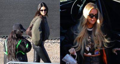 Kendall Jenner Arrives at Super Bowl 2024 with Kim & Khloe Kardashian - www.justjared.com - USA - Las Vegas - San Francisco - county Story - Kansas City