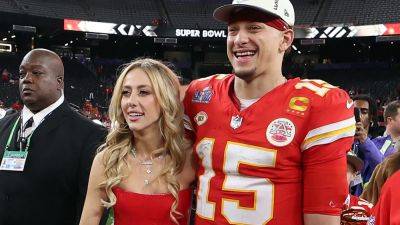 Brittany Mahomes Traded Her Red Latex Jumpsuit For a Cutout Mini Dress at the Super Bowl After Party - www.glamour.com