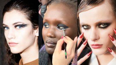 NYFW 2024 Beauty Trend: Black Eye Shadow Is Dominating the Runways - www.glamour.com - county Ross - Poland