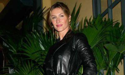 Gisele Bündchen looks stunning in a leather trenchcoat for NYFW - us.hola.com - New York
