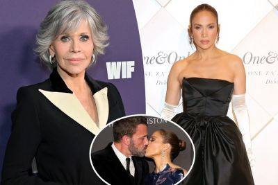 Jane Fonda slams Jennifer Lopez’s ‘absurd’ musical film for excessive Ben Affleck PDA - nypost.com